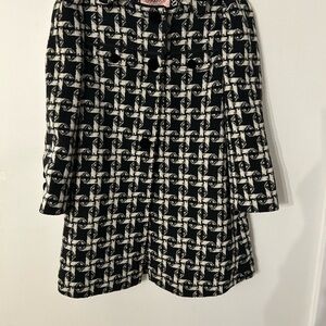 Juicy Couture Black and White Patterned Jacket
